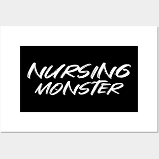 Nursing Monster Posters and Art